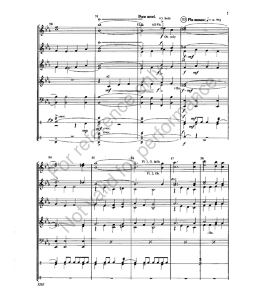 Sunday Song Concert Band scores gallery preview page 7