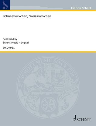 Book cover for Schneeflöckchen, Weißröckchen