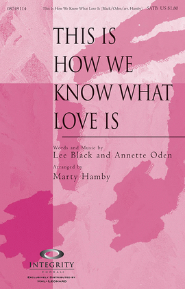 Book cover for This Is How We Know What Love Is