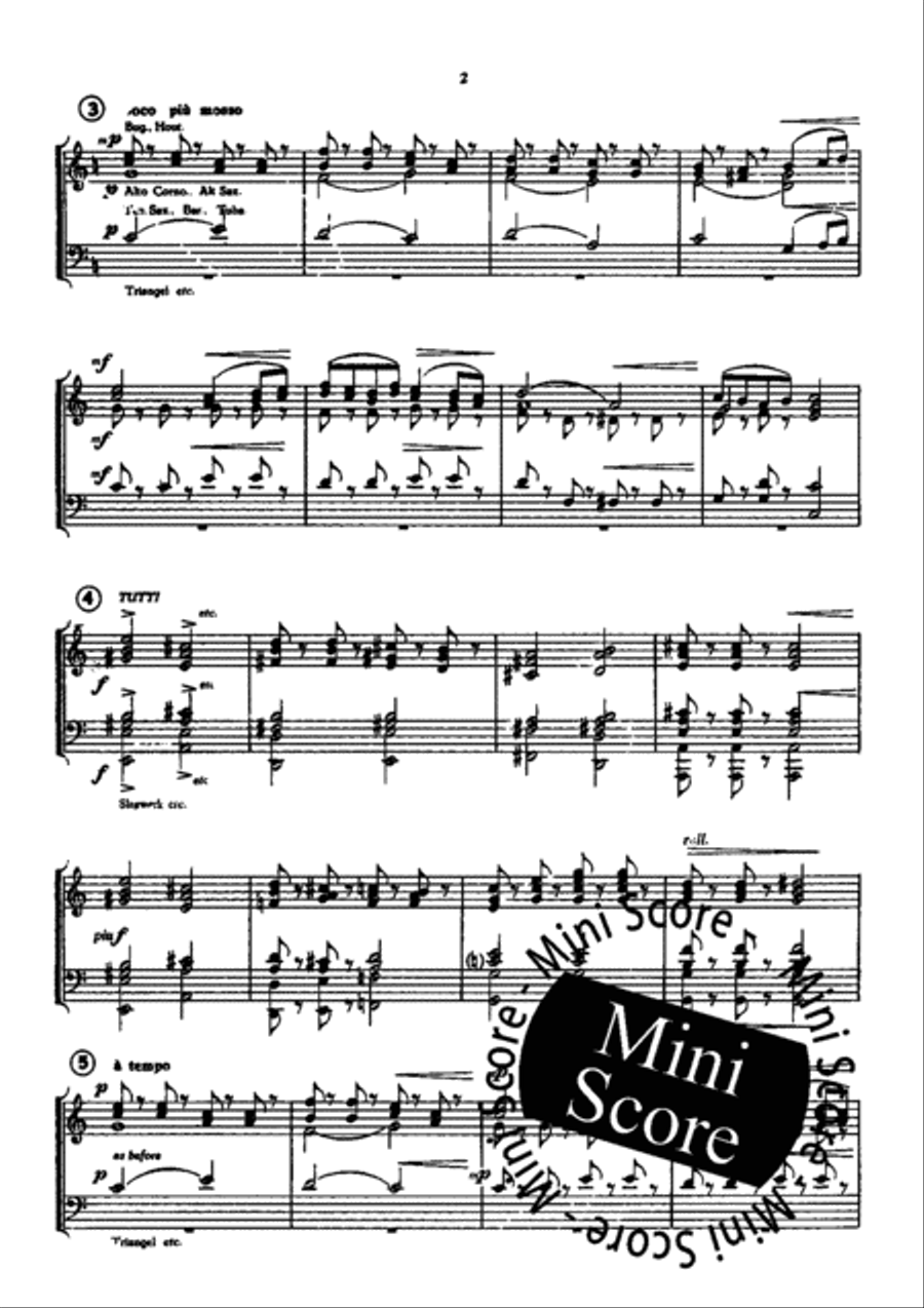 Four Moods Four Moods Big Band scores gallery preview page 4