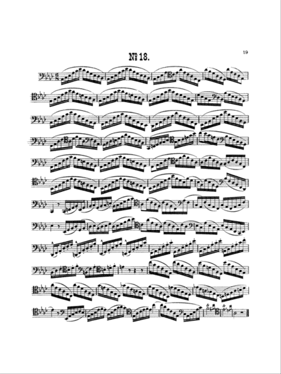 Milde: Twenty-five Studies, Op. 24 Part scores gallery preview page 1