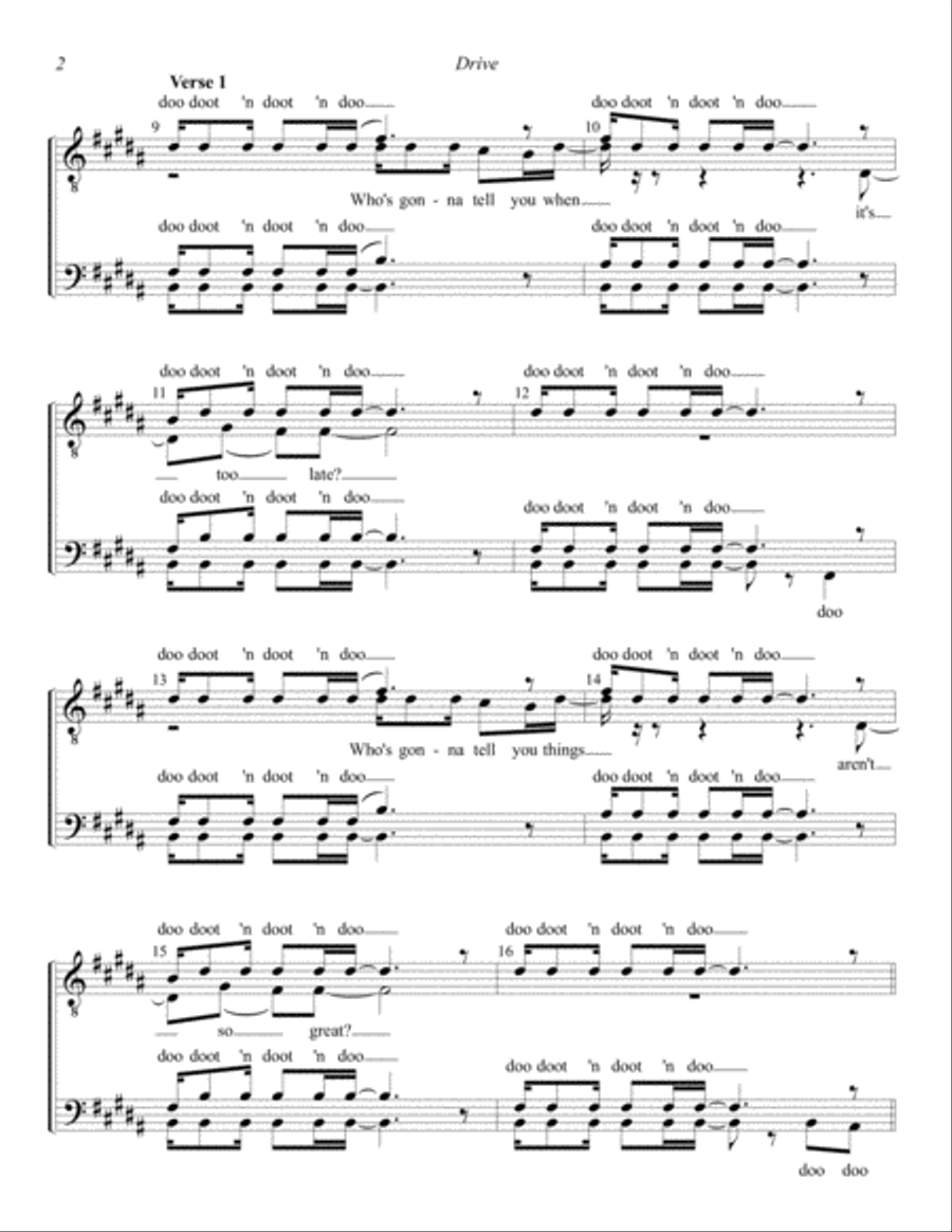 Drive TTBB scores gallery preview page 2