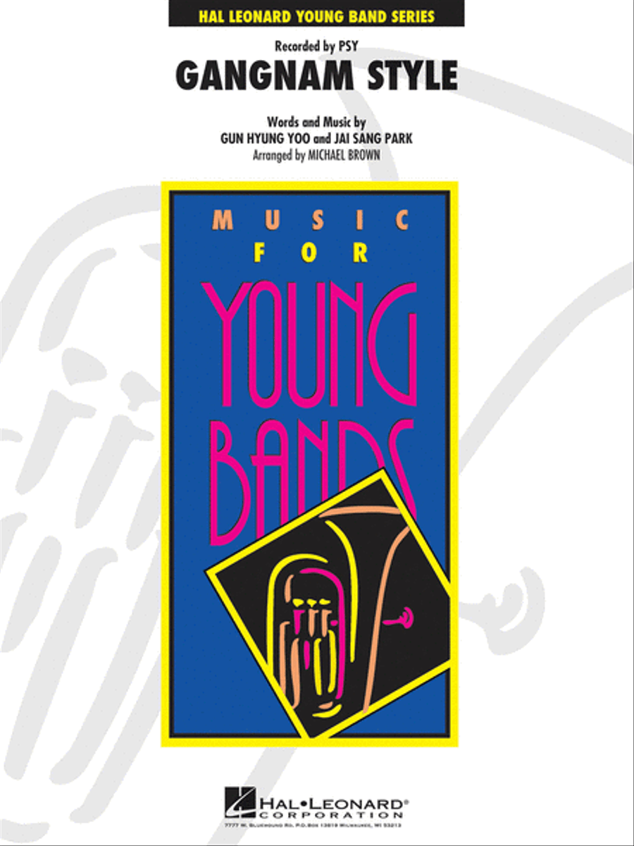 Gangnam Style Concert Band scores gallery preview page 1