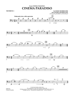 Cinema Paradiso (Flexible Solo with Band) - Trombone 1