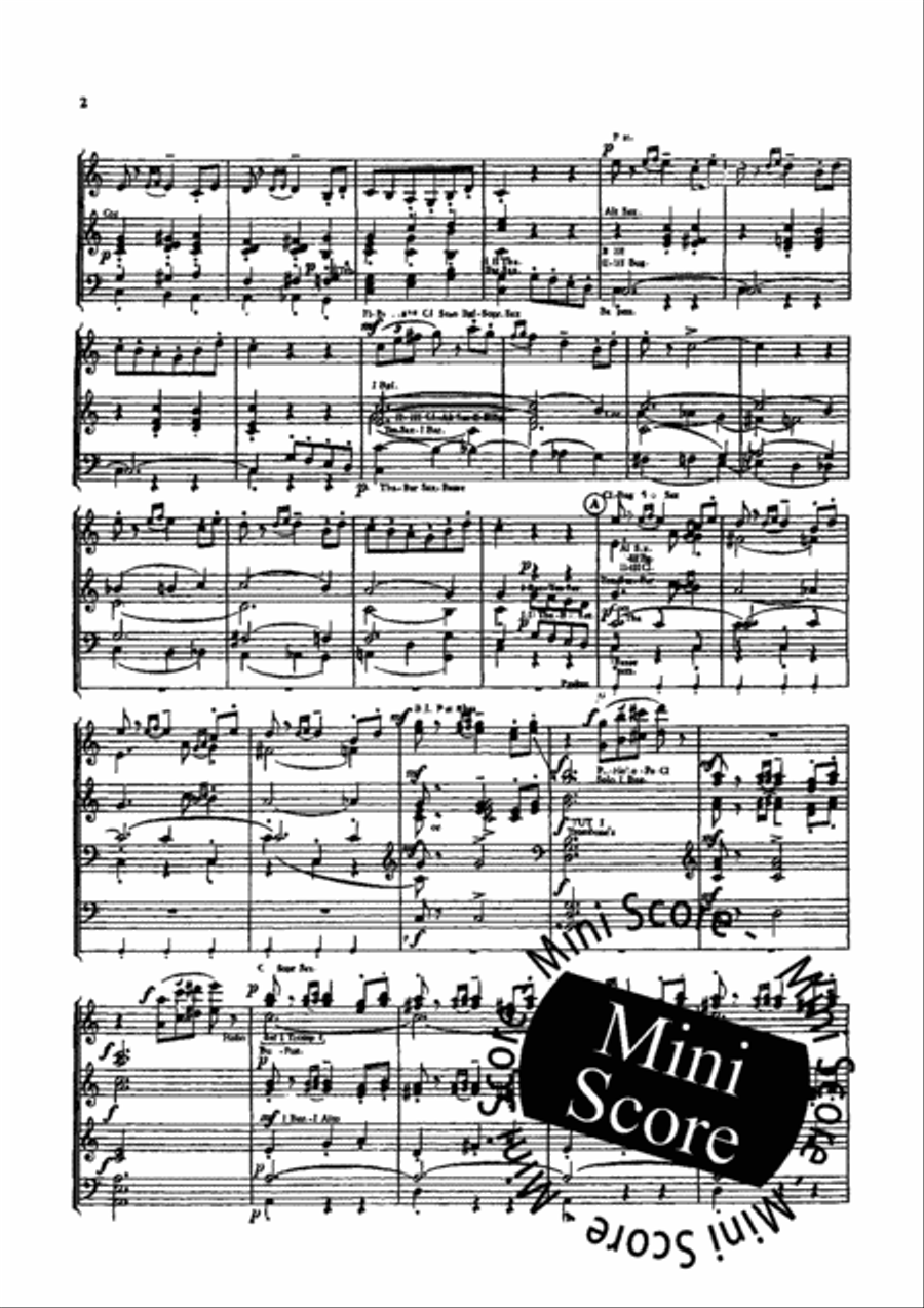 Rapsodie Norvegienne No. 3 Concert Band scores gallery preview page 4