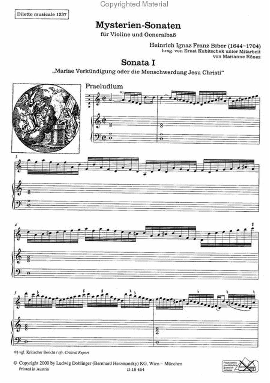 Mysteriensonaten I Violin Solo scores gallery preview page 3
