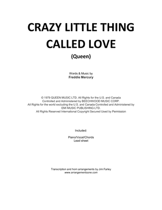 Crazy Little Thing Called Love