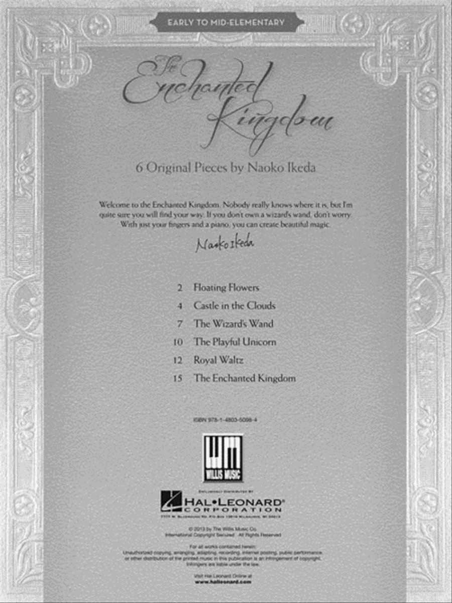 The Enchanted Kingdom The Enchanted Kingdom Easy Piano scores gallery preview page 2