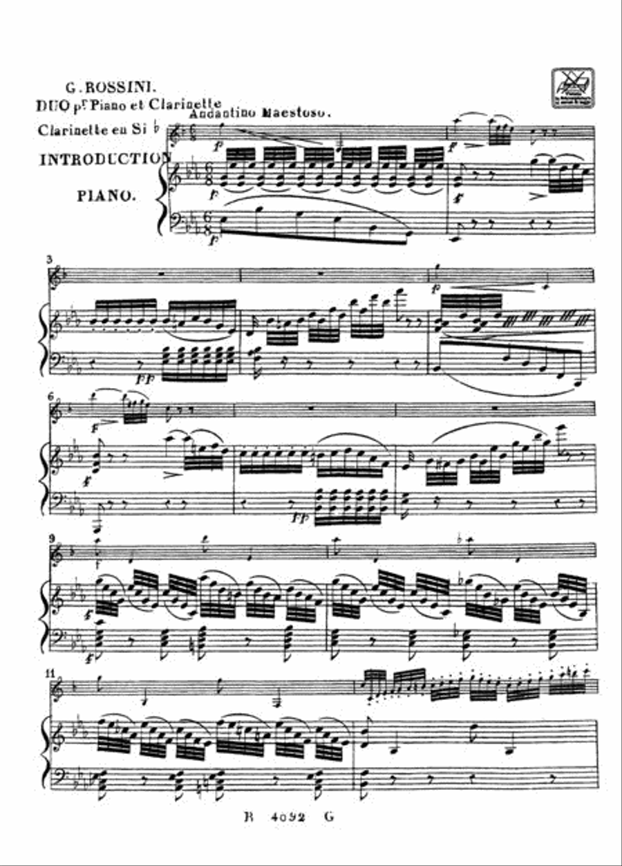 Fantaisie Fantaisie Clarinet Solo scores gallery preview page 2