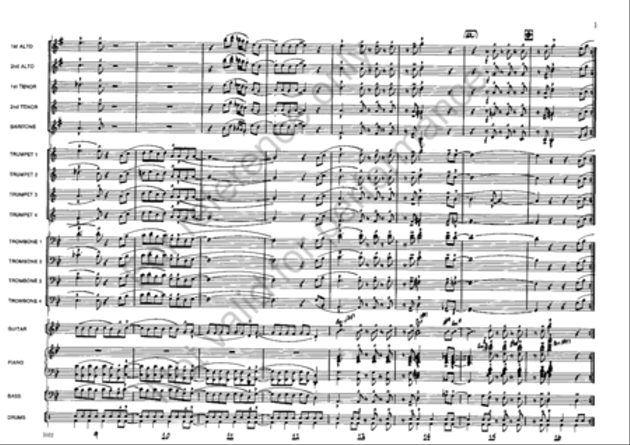 Raw Emotion Jazz Ensemble scores gallery preview page 3