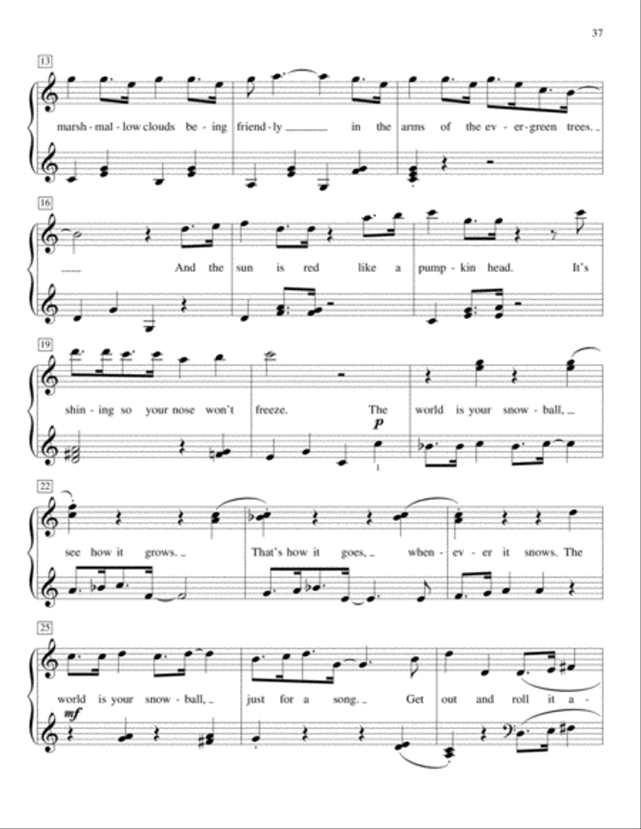 A Marshmallow World Piano Method scores gallery preview page 2