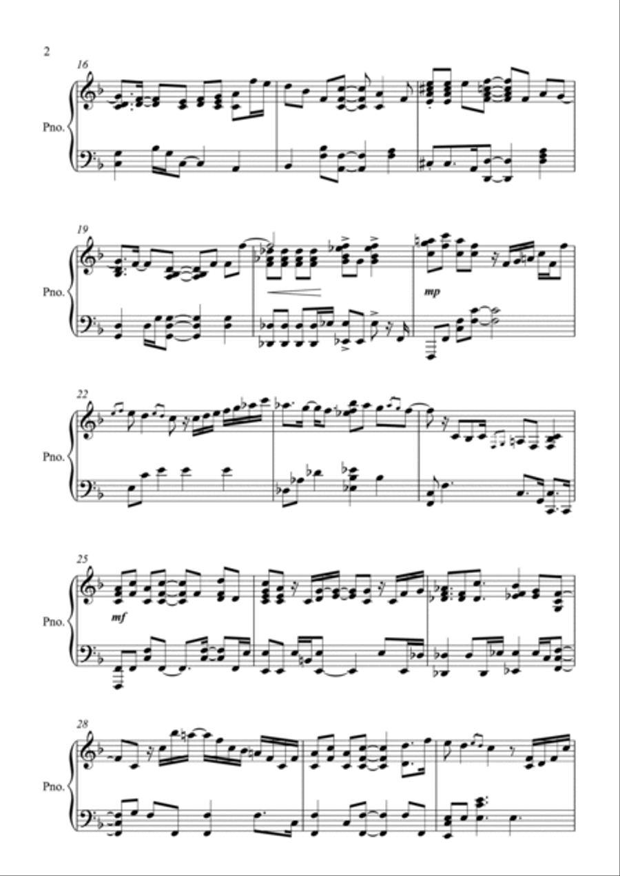 After All After All Piano Solo scores gallery preview page 2