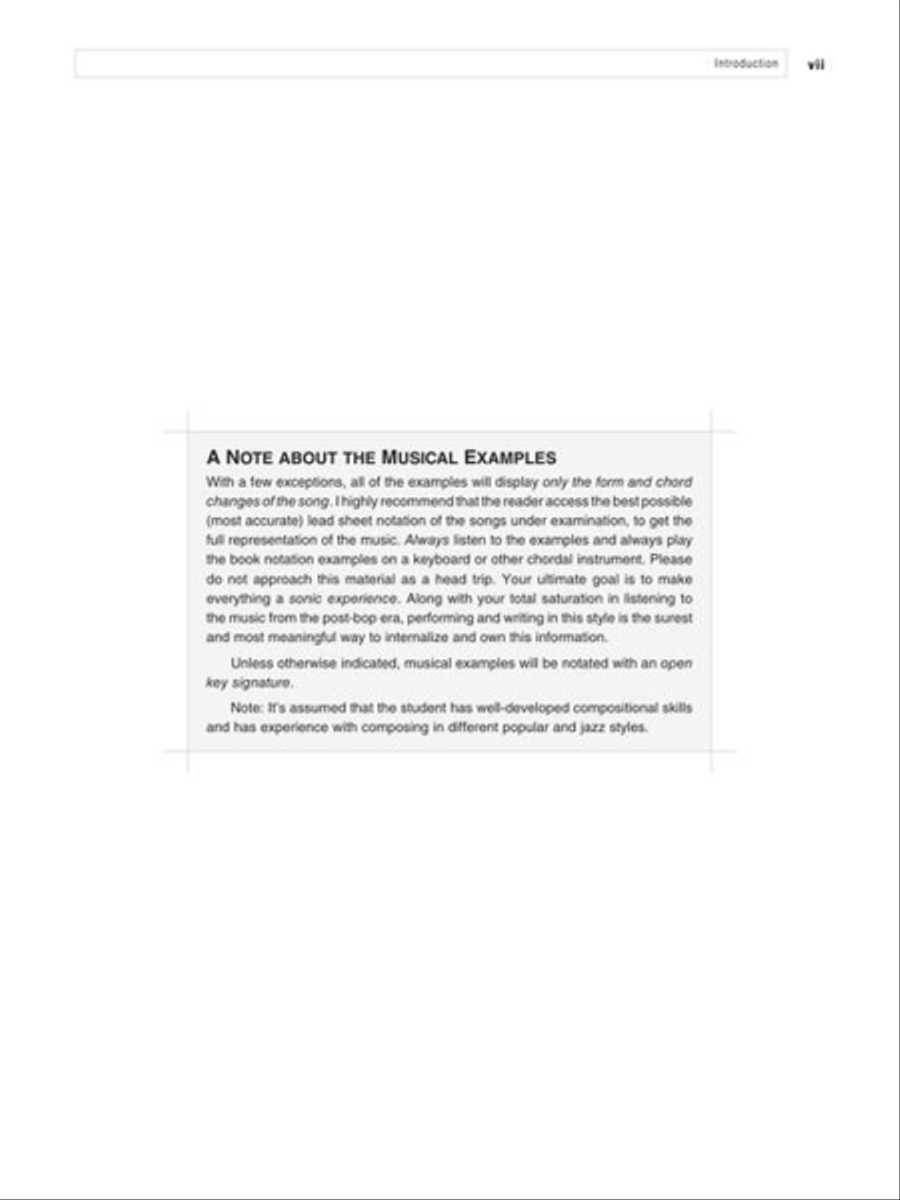 Modern Jazz Theory and Practice Collection / Songbook scores gallery preview page 7
