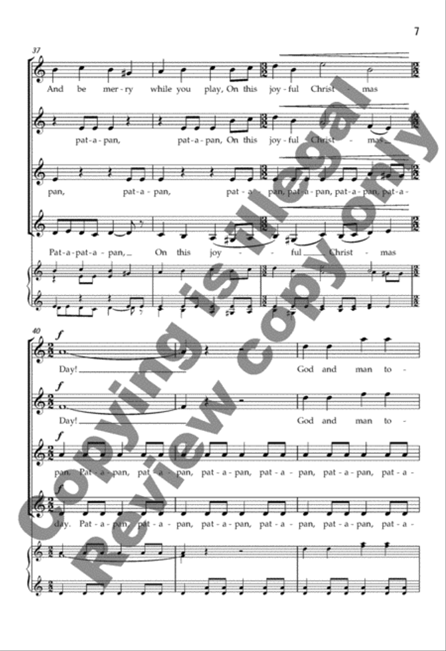 Pat-a-pan SSAA scores gallery preview page 8