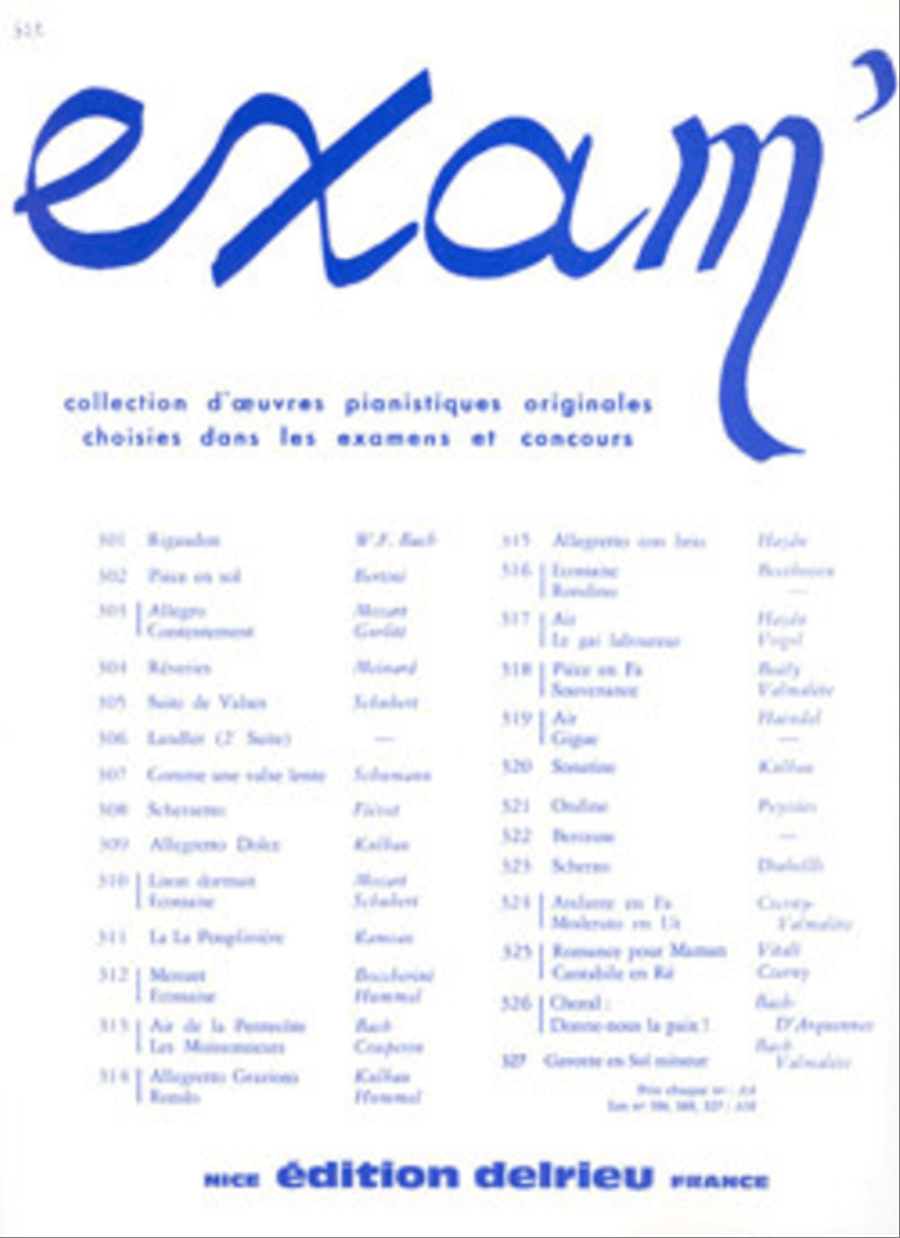 Ecossaise / Menuet Op. 13 No. 5 Piano Solo scores gallery preview page 1