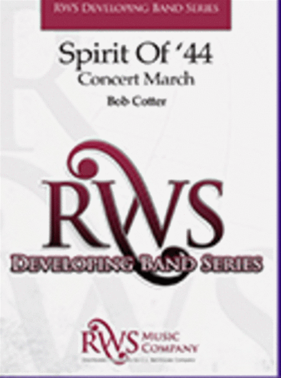 Spirit Of '44 Concert Band scores gallery preview page 1