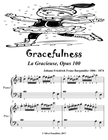 Gracefulness La Gracieuse Op 100 Easiest Piano Sheet Music 2nd Edition