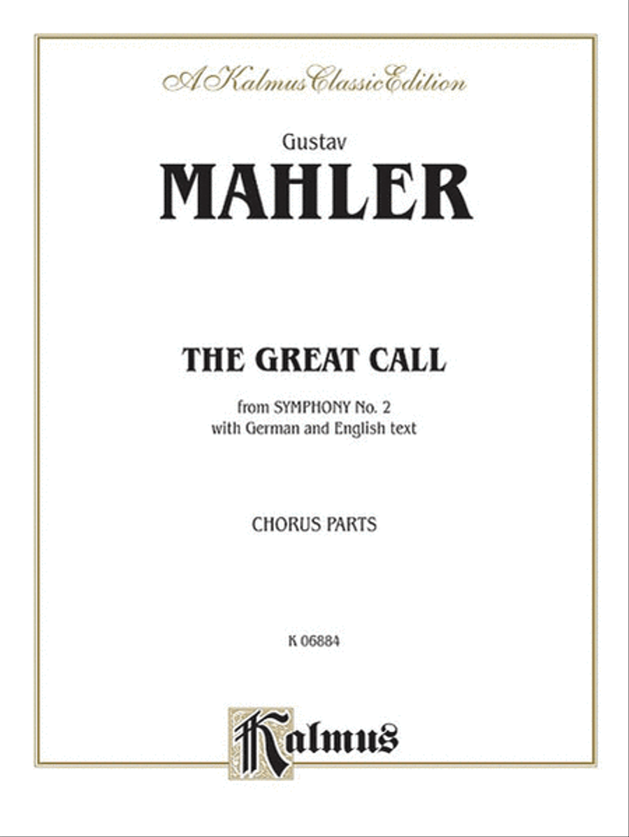The Great Call (from Symphony No. 2) 4-Part scores gallery preview page 1