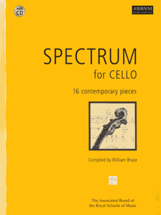 Book cover for Spectrum for Cello with CD