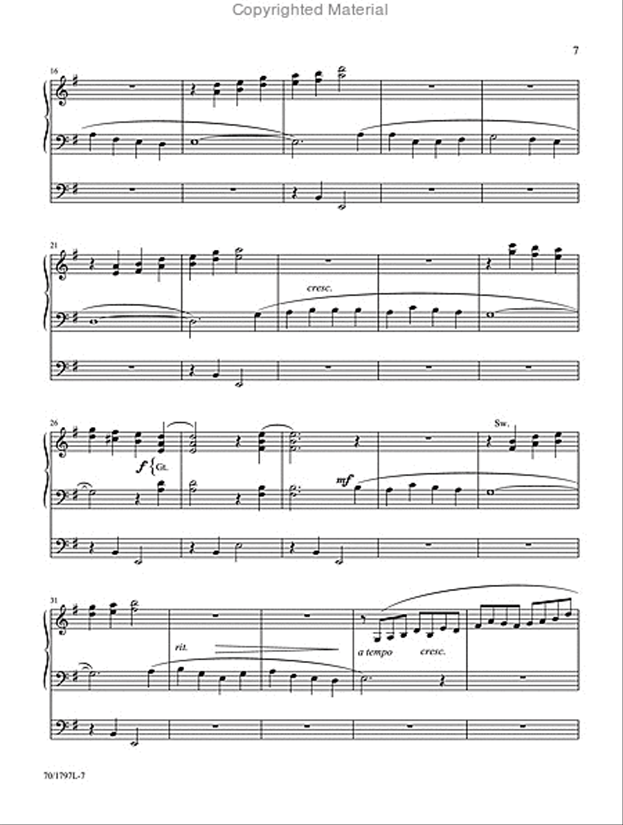 The King of Glory Comes The King of Glory Comes Organ Solo scores gallery preview page 5