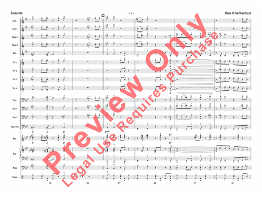 Down to the Nightclub Down to the Nightclub Jazz Ensemble scores gallery preview page 6