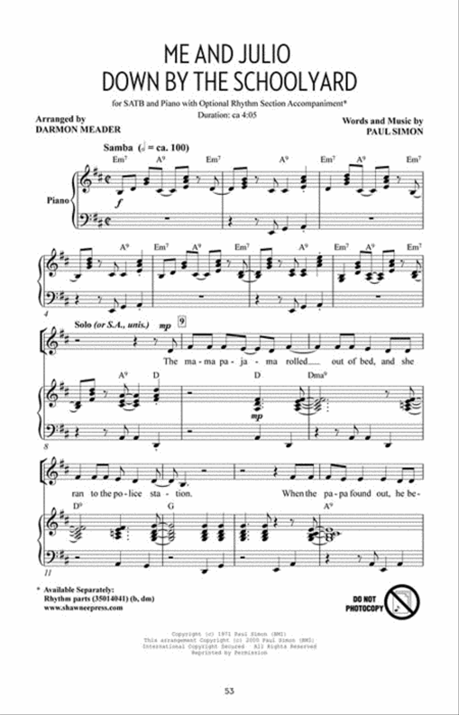 New York Voices: Old Friends New York Voices: Old Friends Divisi scores gallery preview page 8