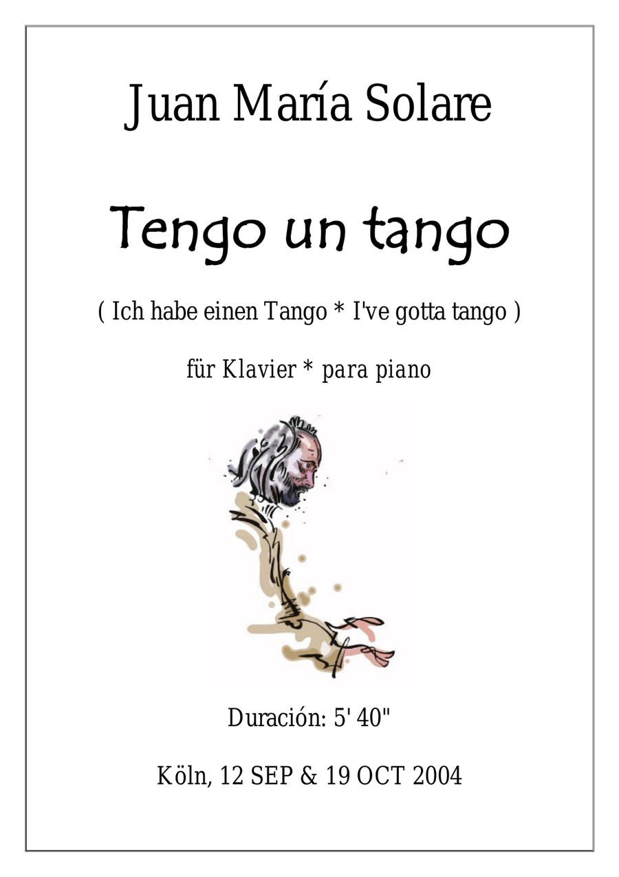 Tengo un Tango [piano solo] Piano Method scores gallery preview page 1