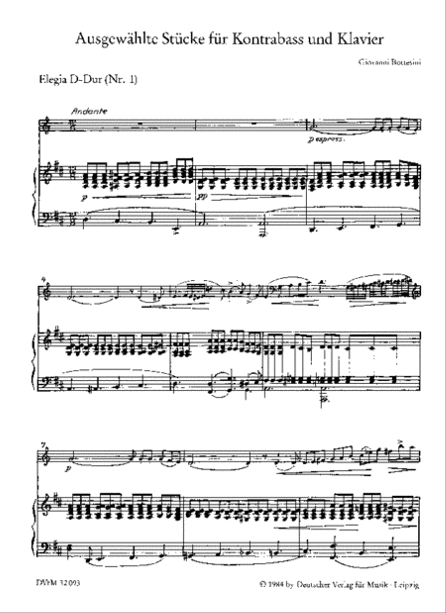 Selected Pieces Double Bass scores gallery preview page 2