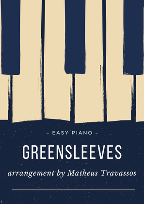 Greensleeves for easy piano