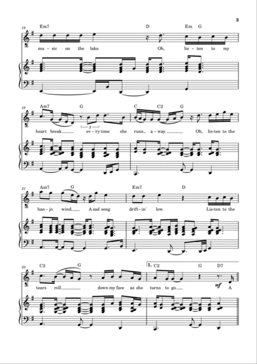 Mandolin Rain Voice scores gallery preview page 4