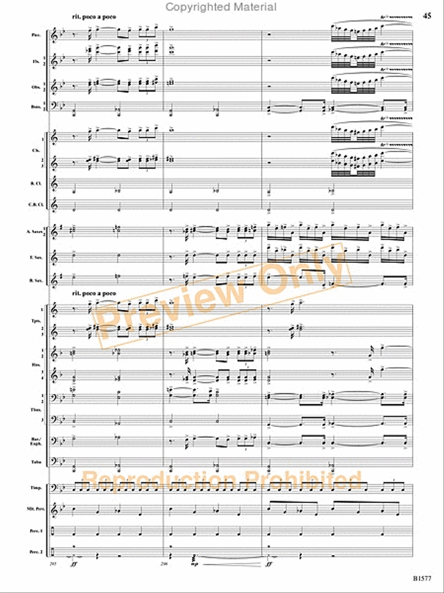 Evocatio Evocatio Concert Band scores gallery preview page 94