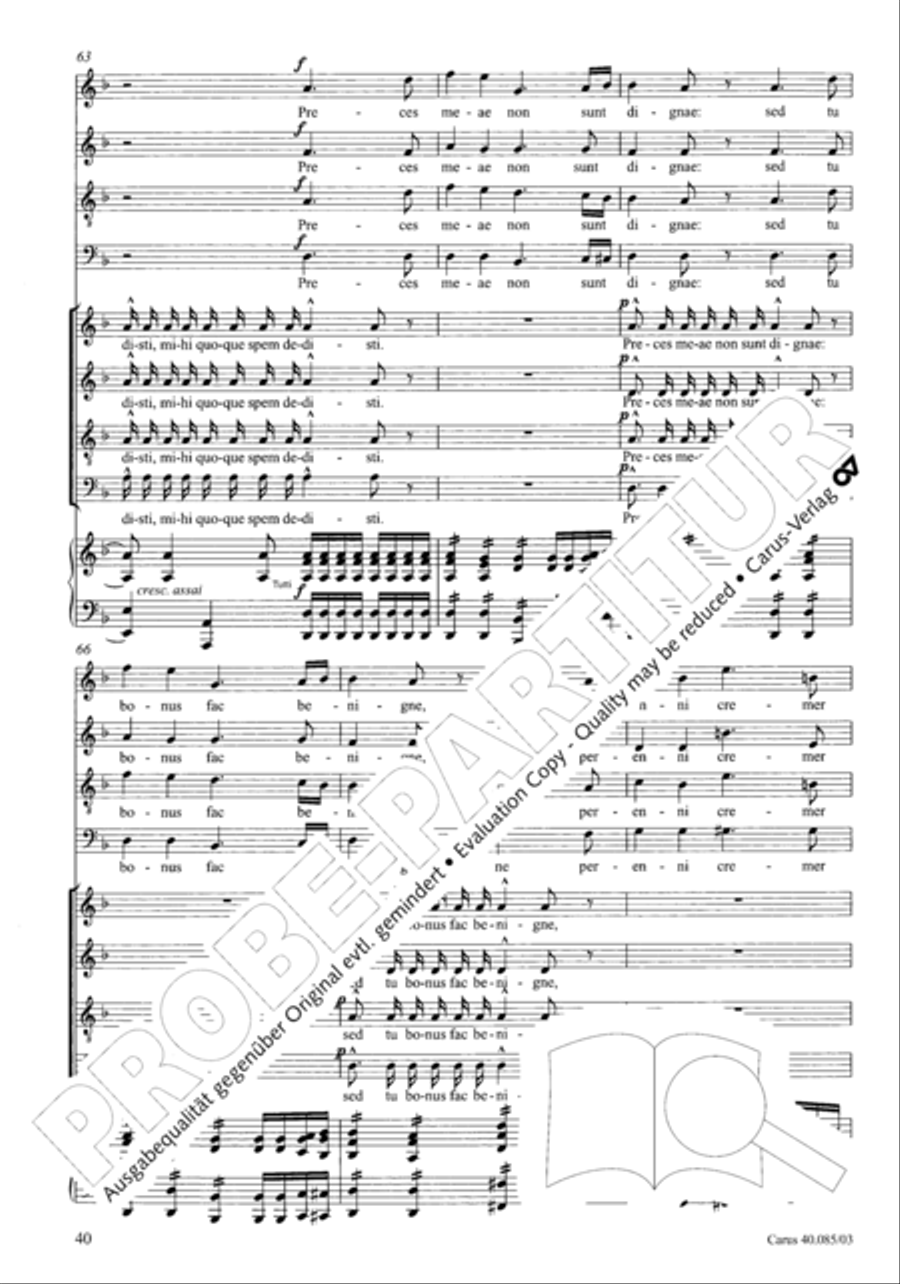 Missa pro defunctis Missa pro defunctis 4-Part scores gallery preview page 41