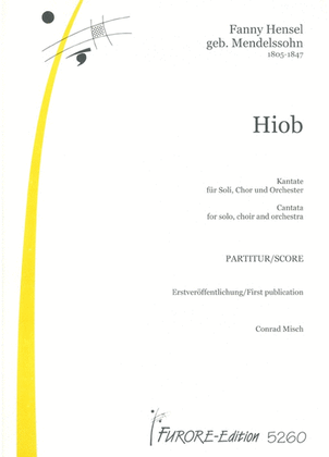 Book cover for Hiob. Cantata