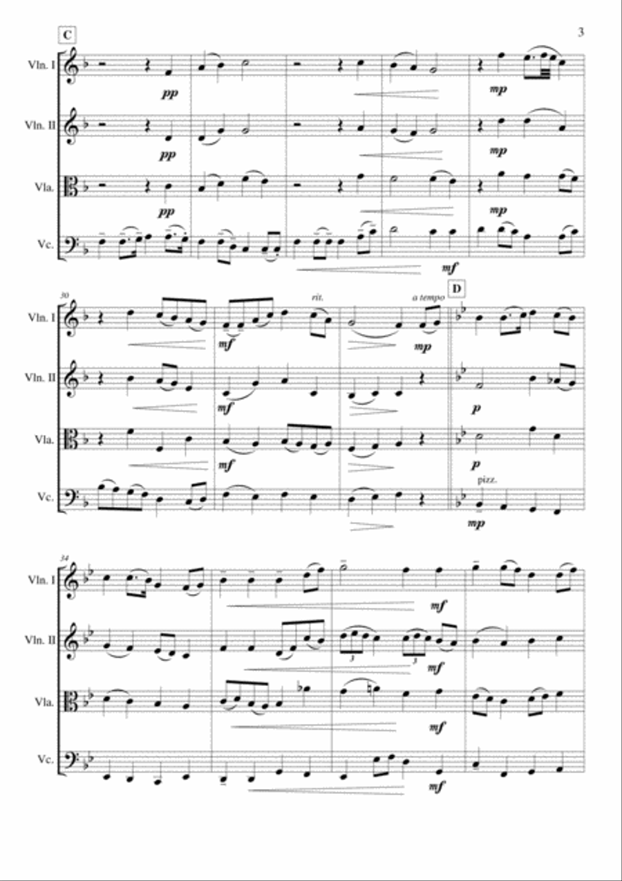 Loch Lomond String Quartet scores gallery preview page 3