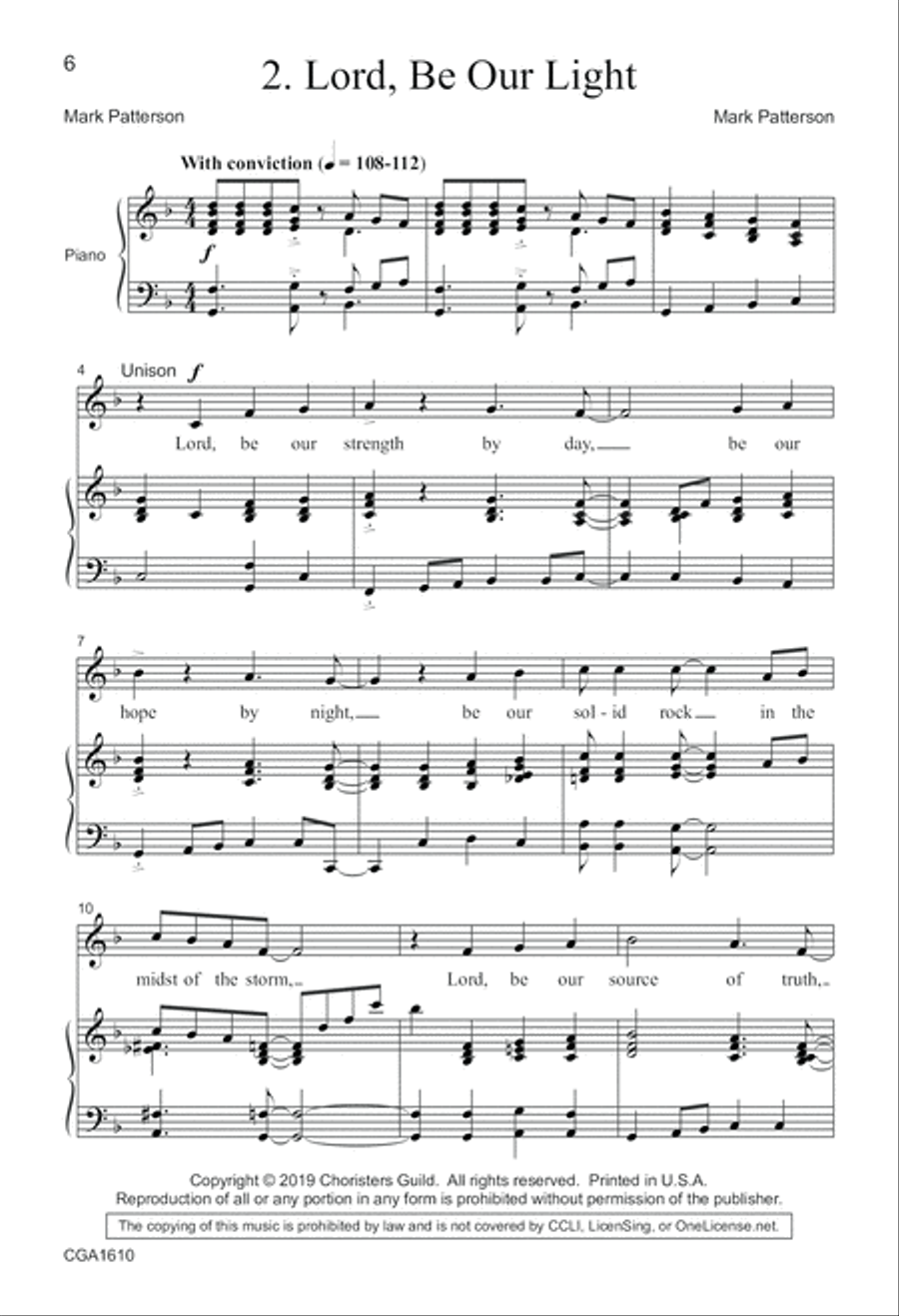 Hear Our Prayer: A Trilogy for Lent & Holy Week - Unison/Two-part Unison Choir scores gallery preview page 6