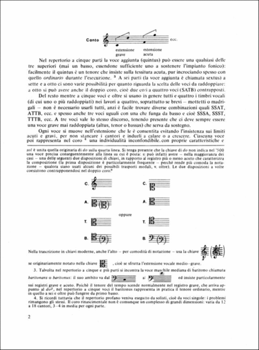 La Tecnica Del Contrappunto Vocale Nel Cinquecento Voice scores gallery preview page 2