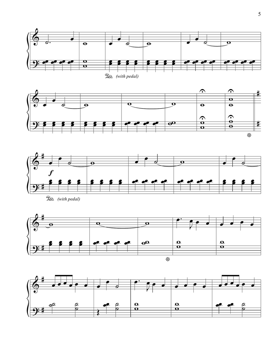 Christmas Piano for Everyone (Late Beginner, Intermediate, and Advanced) Piano Solo scores gallery preview page 5