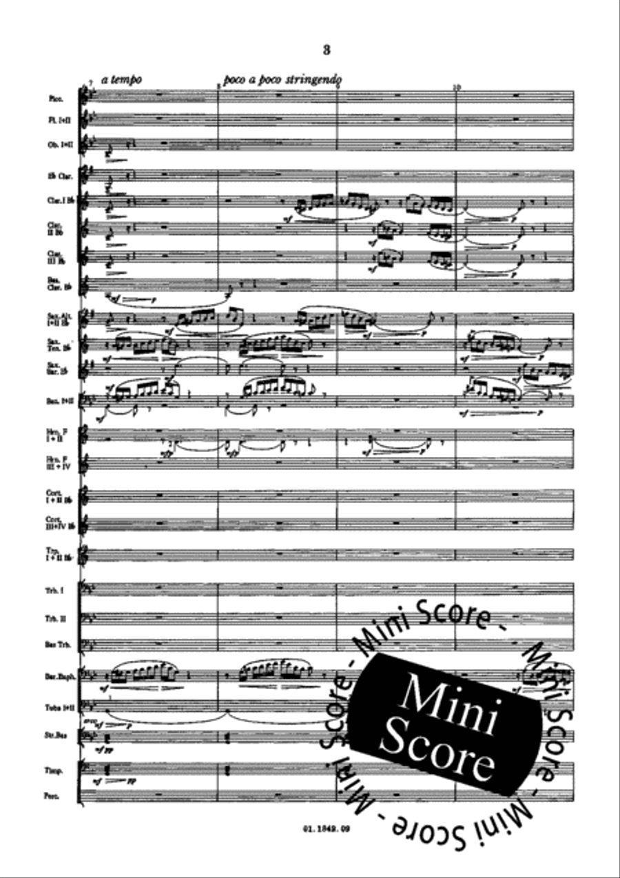 Fantasia and Fugue Concert Band scores gallery preview page 13