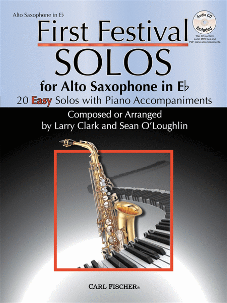 First Festival Solos for Alto Saxophone Alto Saxophone scores gallery preview page 1