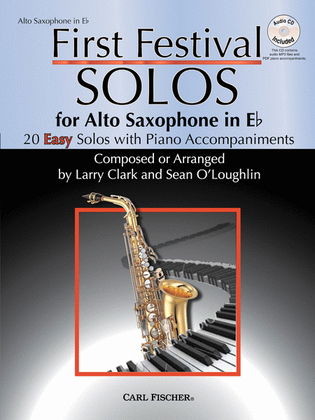Book cover for First Festival Solos for Alto Saxophone