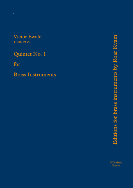 Ewald: Quintet No. 1 for Brass Instruments image number null