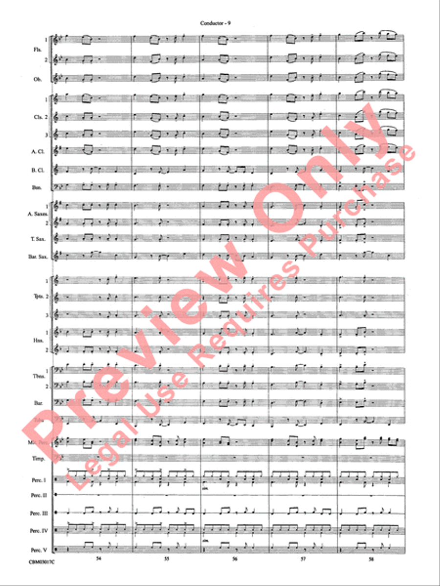 Happy Birthday Around the World Concert Band scores gallery preview page 12