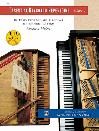 Book cover for Essential Keyboard Repertoire, Volume 1