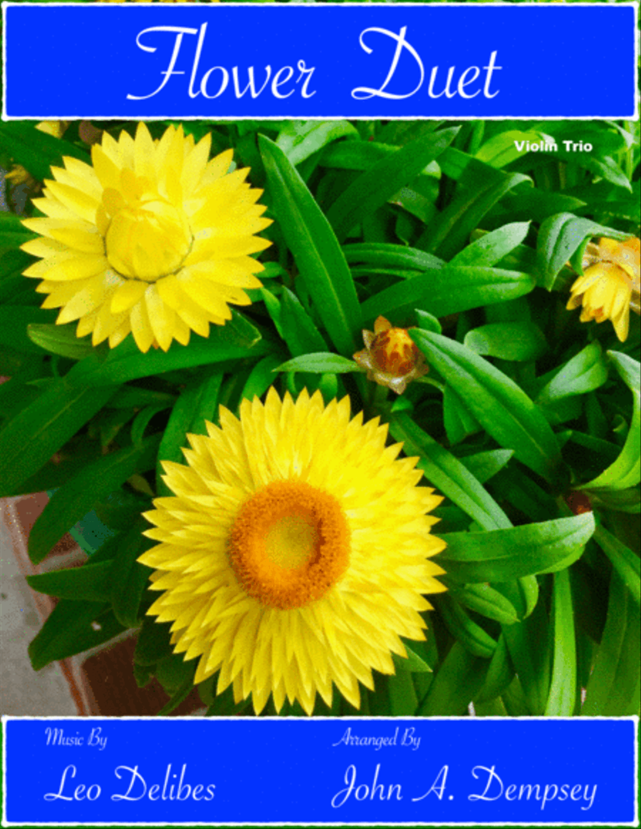 Flower Duet (Violin Trio) String Trio scores gallery preview page 1