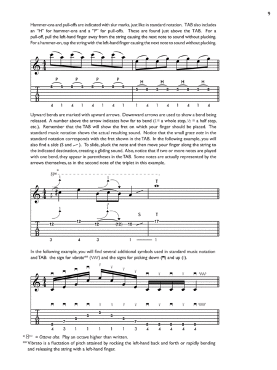 Blues Licks Encyclopedia Electric Guitar scores gallery preview page 4
