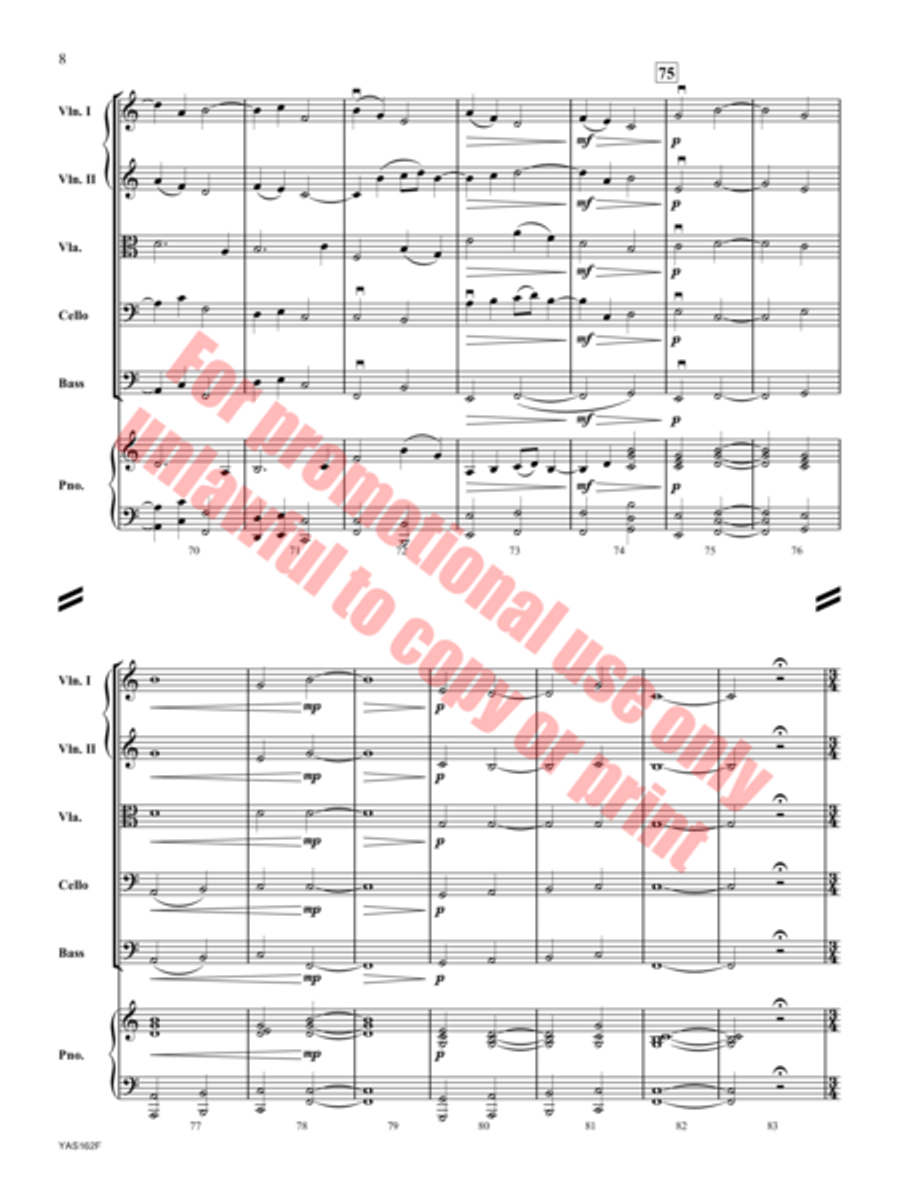 Virgo String Orchestra scores gallery preview page 9