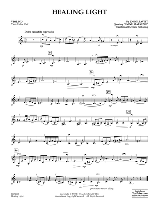 Healing Light - Violin 3 (Viola Treble Clef)