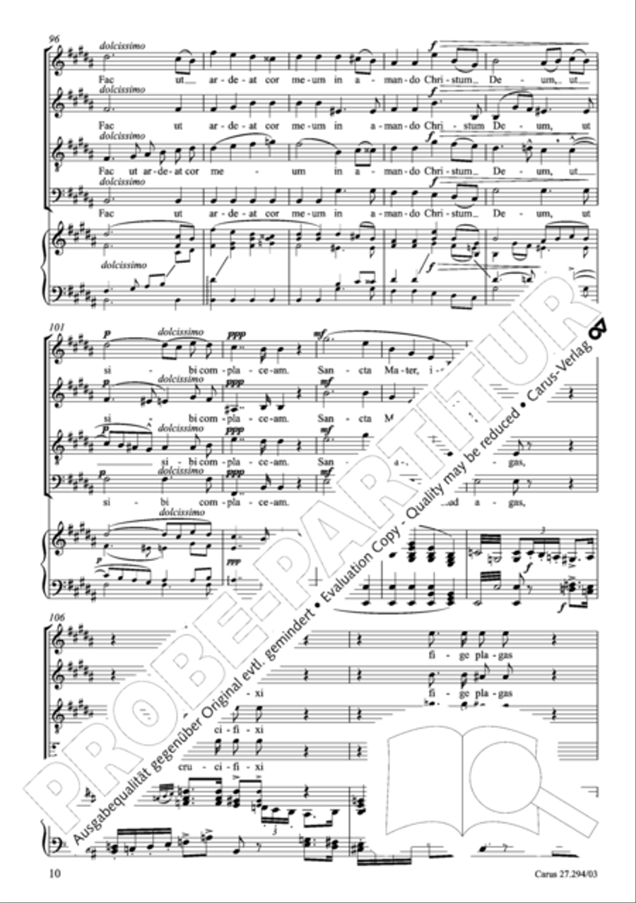 Stabat mater Voice scores gallery preview page 11