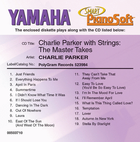 Charlie Parker with Strings - The Master Takes - Piano Software