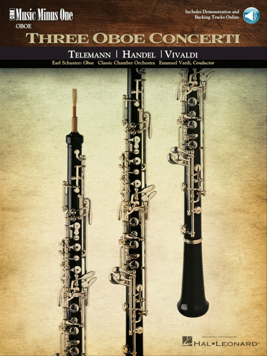 Three Oboe Concerti Oboe Solo scores gallery preview page 1